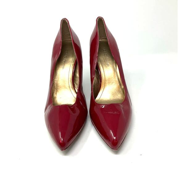 BCBGeneration Red Patent Leather High Heels Woman’s Size 9B Pointed Toe - Picture 2 of 10